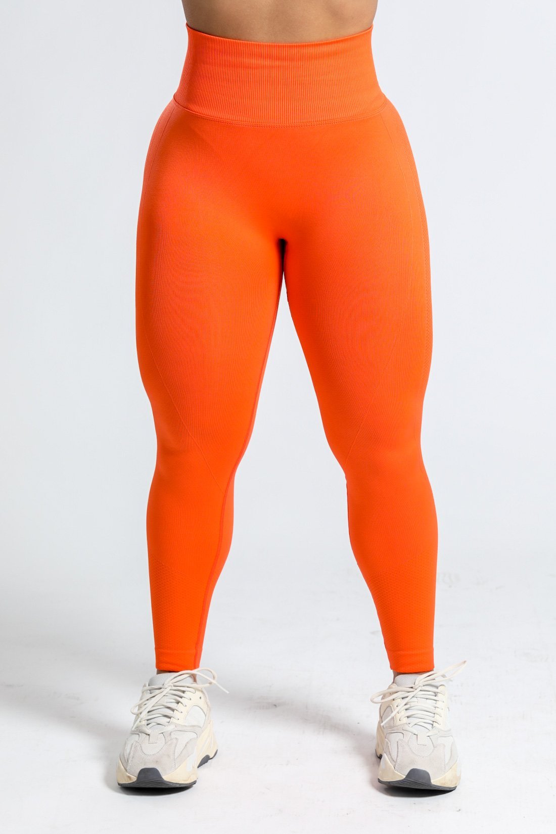 BUBBLE BUTT SEAMLESS LEGGING - ORANGE - CanelaFitness